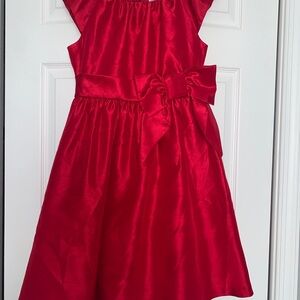 Girls Red Party Formal Dress Size 10 Bow Gymboree.  Worn Once